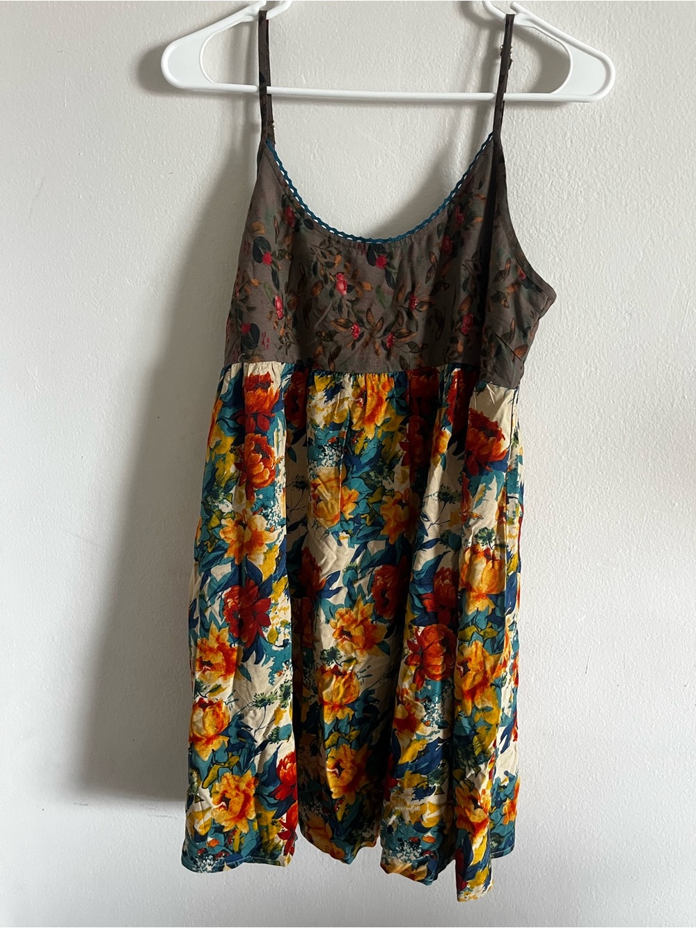 Floral Boho Spaghetti Strap Sundress - Multicolor - Picture 2 of 5